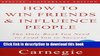 Read How to Win Friends and Influence People  Ebook Free