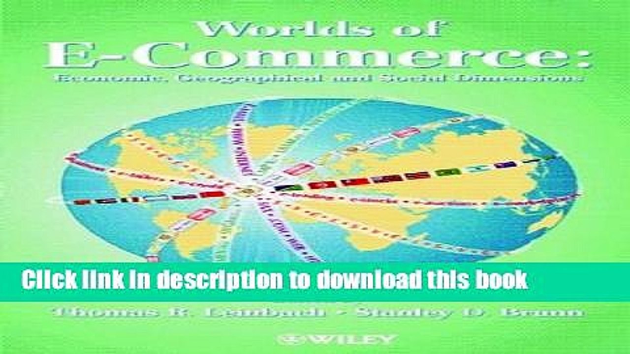 Read The Worlds of Electronic Commerce  Ebook Free