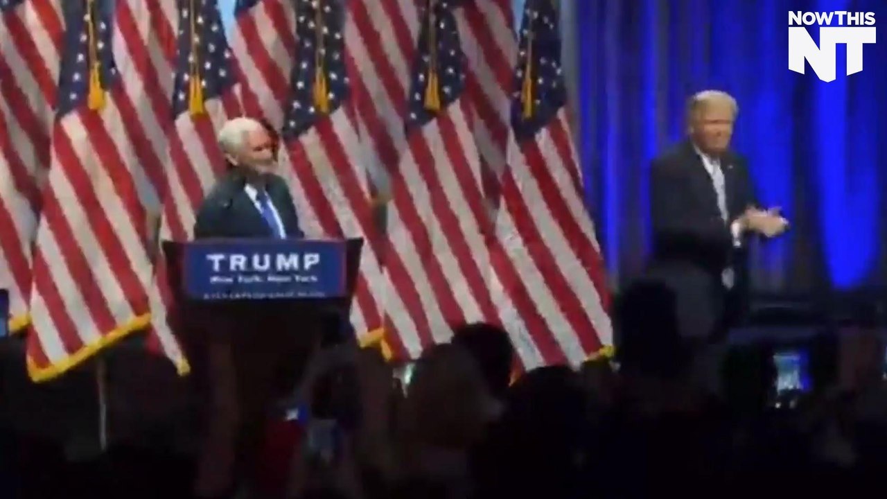 Donald Trump And Gov. Mike Pence, But Mostly Donald Trump