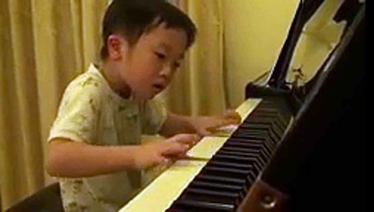 Tsung Tsung Amazing Piano Prodigy Grade5 Piano (5Age) - Flood Time - Air 師承邱世傑