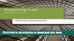 Read Property Law 2016-2017 (Blackstone Legal Practice Course Guide) PDF Online