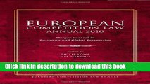 [PDF]  European Competition Law Annual 2010: Merger Control in European and Global Perspective