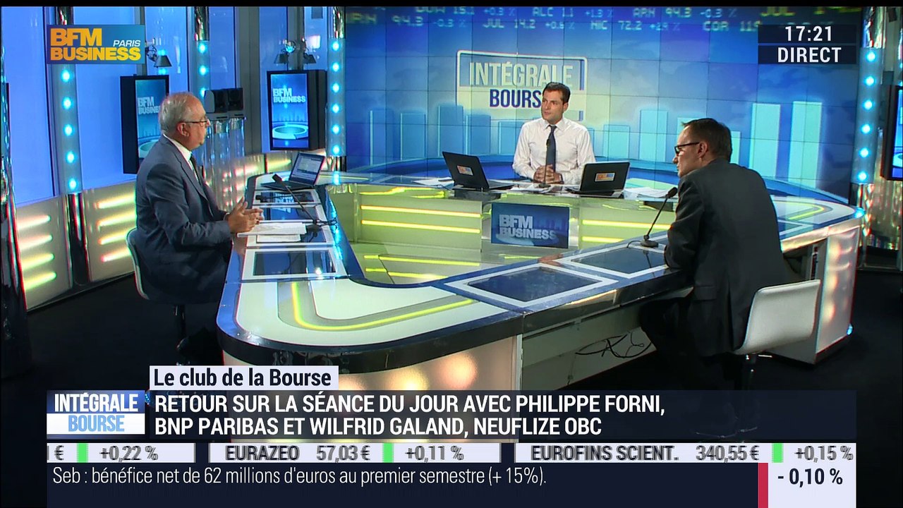 Le Club de la Bourse: Wilfrid Galand, Philippe Forni et Vincent Ganne - 25/07