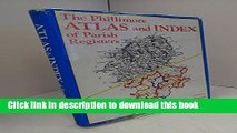 Read The Phillimore Atlas and Index of Parish Registers Ebook Free