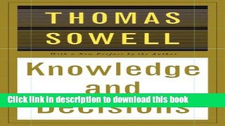 Read Knowledge And Decisions  PDF Free