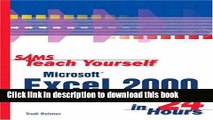 Read Sams Teach Yourself Microsoft Excel in 24 Hours Ebook Free