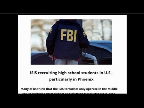 ISIS recruiting high school students in U.S., particularly in Phoenix