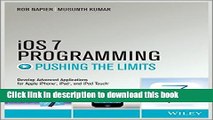 Read iOS 7 Programming Pushing the Limits: Develop Advance Applications for Apple iPhone, iPad,