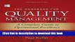 Read The Handbook for Quality Management, Second Edition: A Complete Guide to Operational