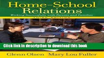Read Home-School Relations: Working Successfully with Parents and Families (3rd Edition)  Ebook Free