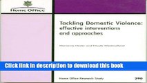 [PDF] Tackling Domestic Violence: Effective Interventions and Approaches Read Online