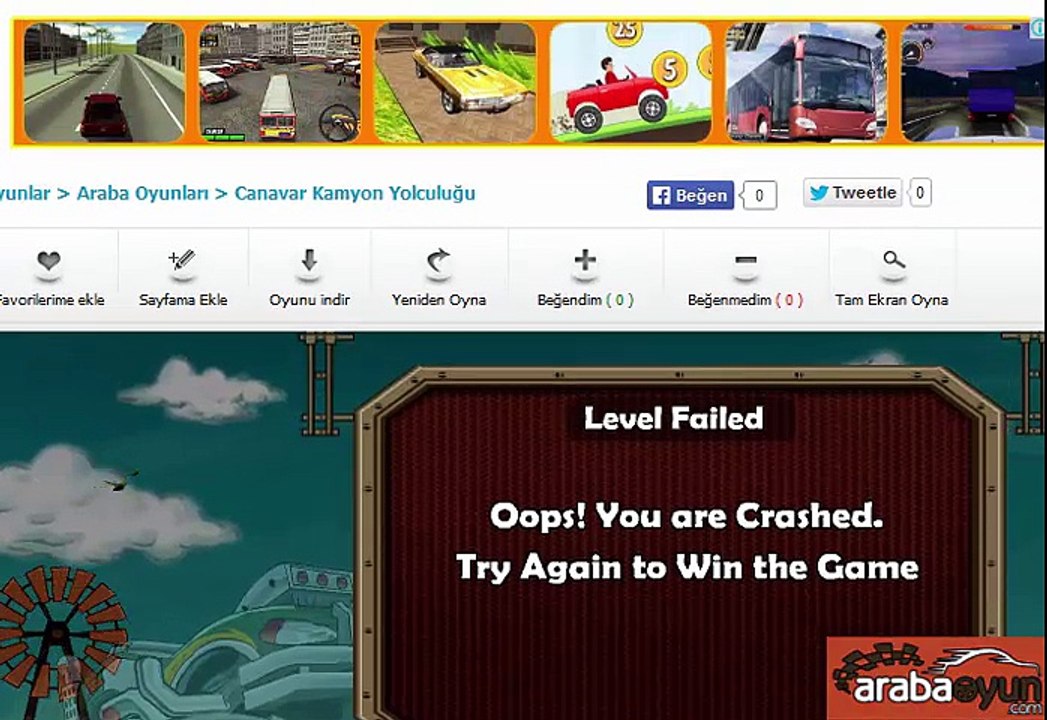 Canavar Kamyon Yolculuğu Oyunu Nasıl Oynanır?