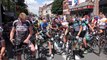 Cyclisme - GP de Pérenchies 2016 - La minute de silence en hommage des victimes de l'attentat de Nice