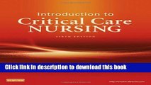 Read Introduction to Critical Care Nursing, 6e (Sole, Introduction to Critical Care Nursing) Ebook