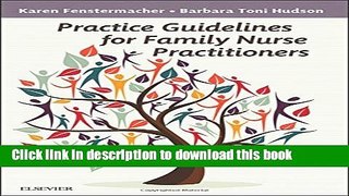 Read Practice Guidelines for Family Nurse Practitioners, 4e Ebook Free