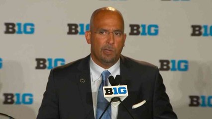 Franklin Talks at Big Ten Media Days