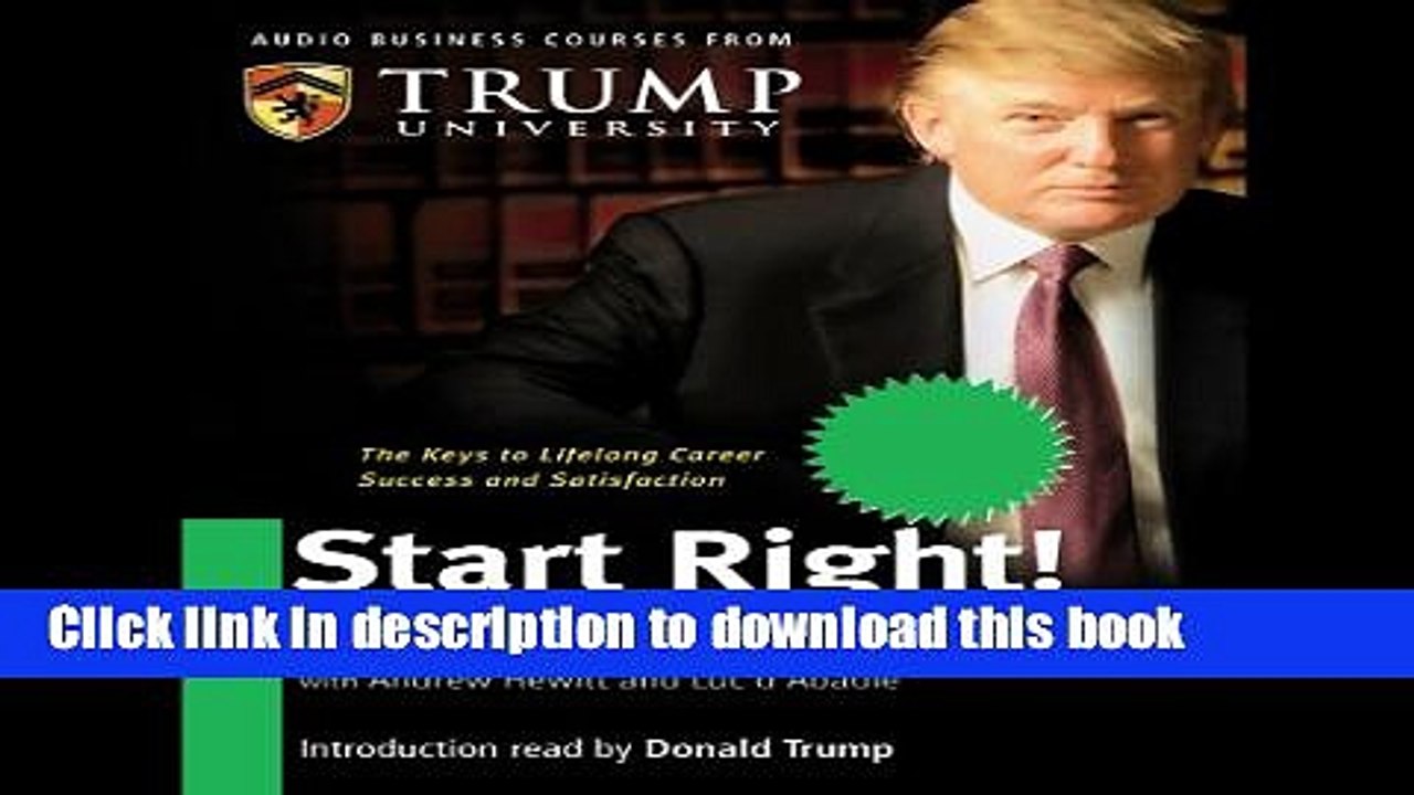 Read Start Right! How to Launch a Great Career Ebook Free