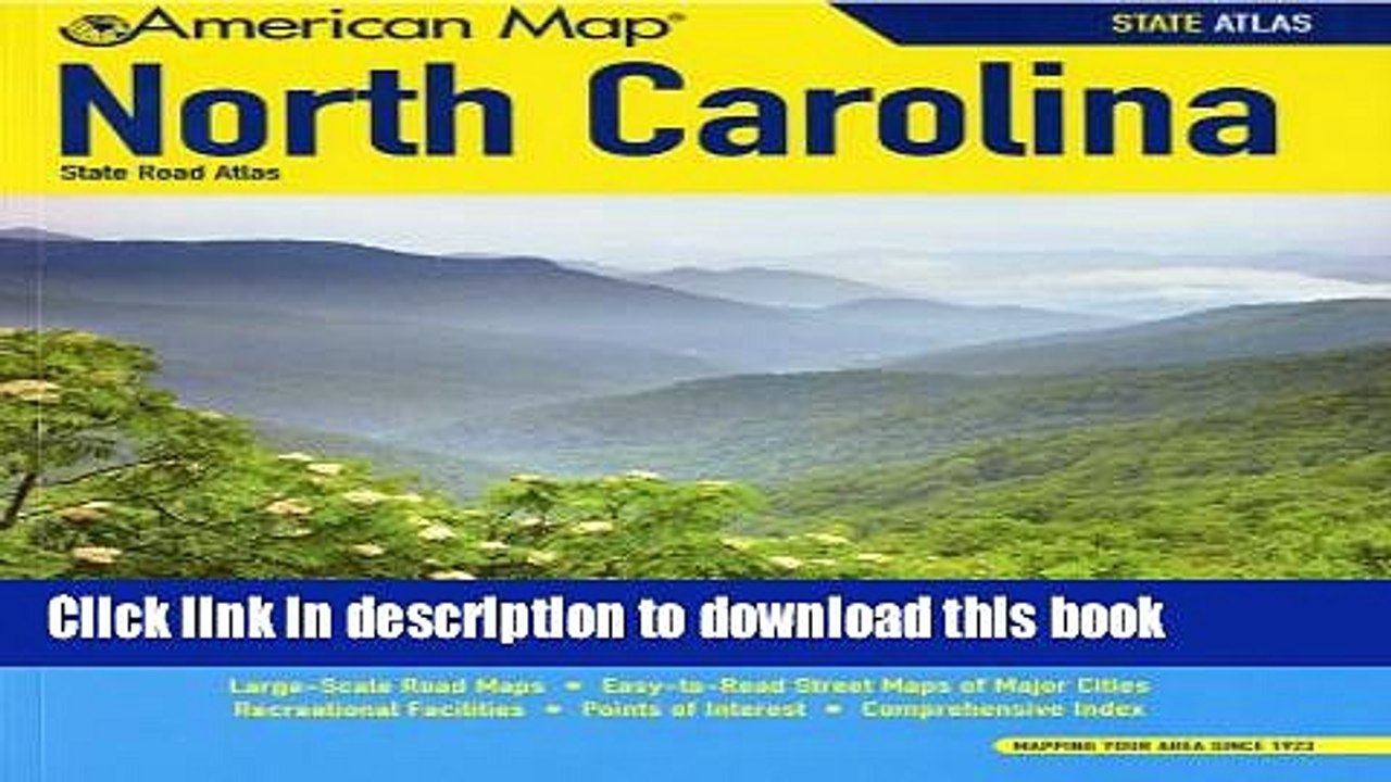 Download American Map North Carolina State Road Atlas  PDF Free