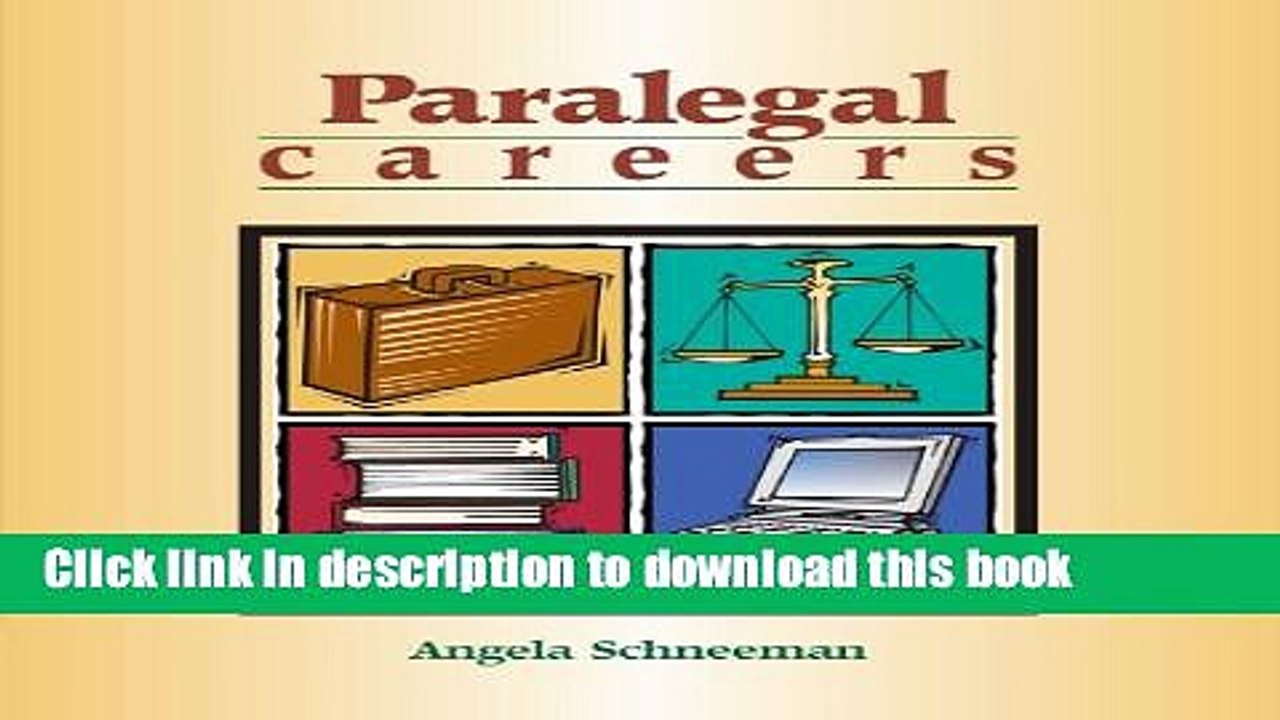 Download Paralegal Careers Ebook Online