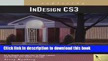 Read Exploring InDesign CS3 (Design Exploration Series) Ebook Free