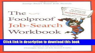 Download The Foolproof Job Search Workbook  Ebook Free