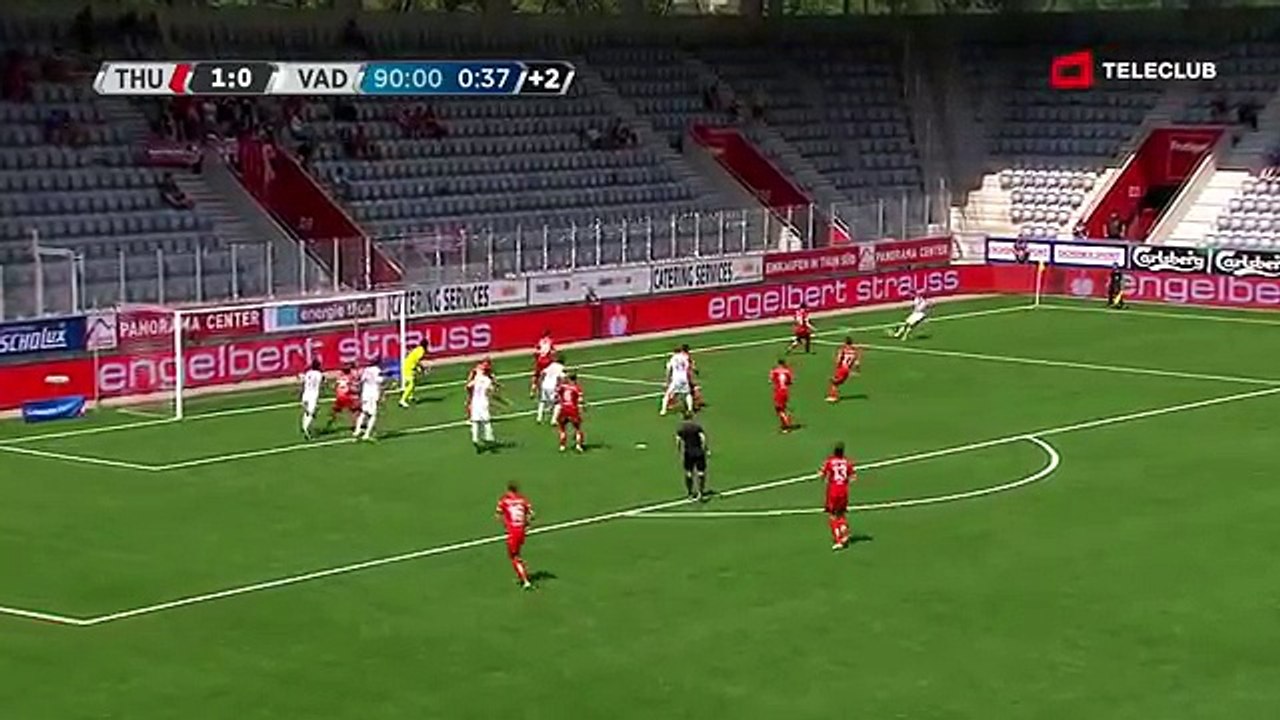 Thun 1:1 Vaduz 24 July 2016 (1.Runde 2016/17)