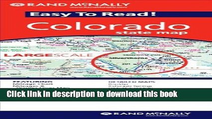 Download Rand McNally Easy to Read! Colorado State Map  PDF Online