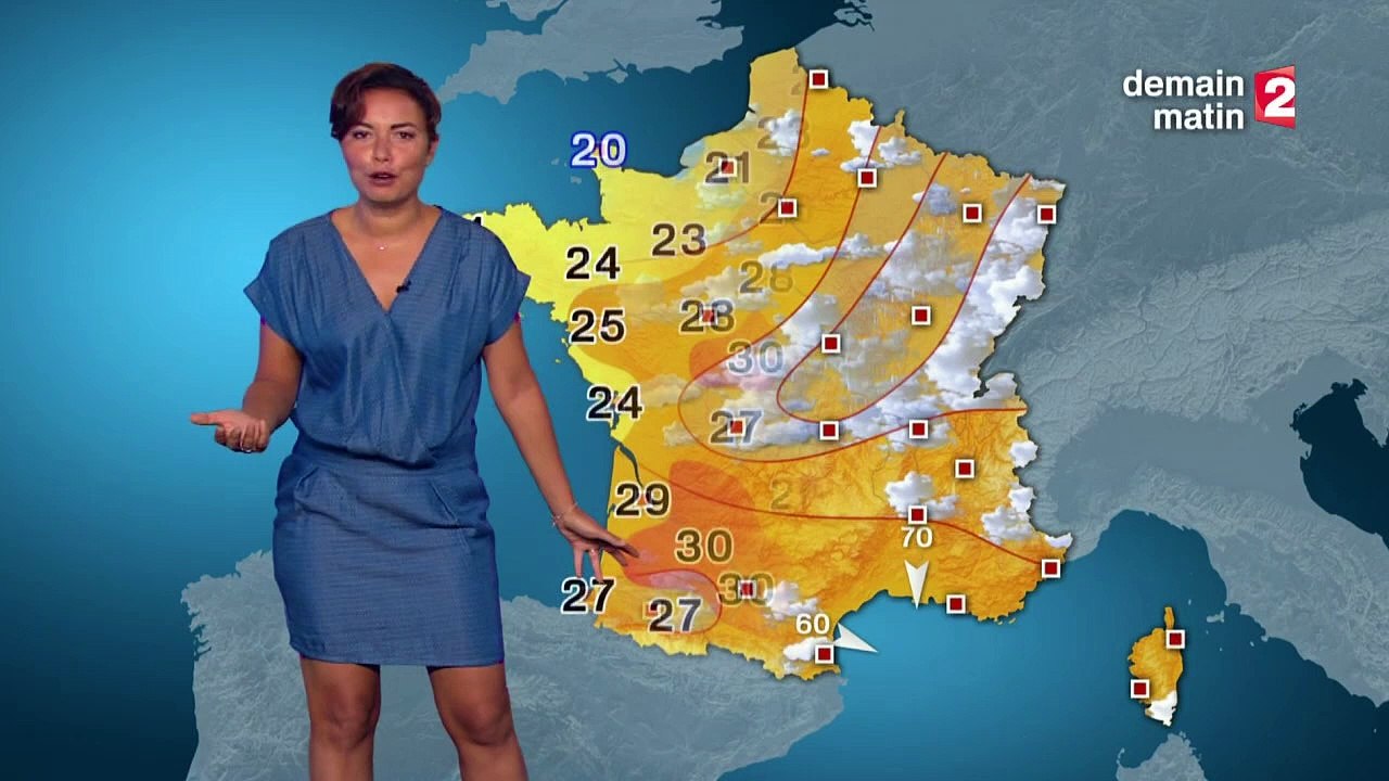LA METEO D'ANAIS BAYDEMIR LE 2016 07 25 MIDI