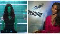 Zoe Saldana Si Star Trek y Guardianes de La Galaxia se Unieran!