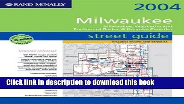 Read Street Guide-Milwaukee//Milwaukee, Waukesha And// Portions of Racine Ken (Rand McNally