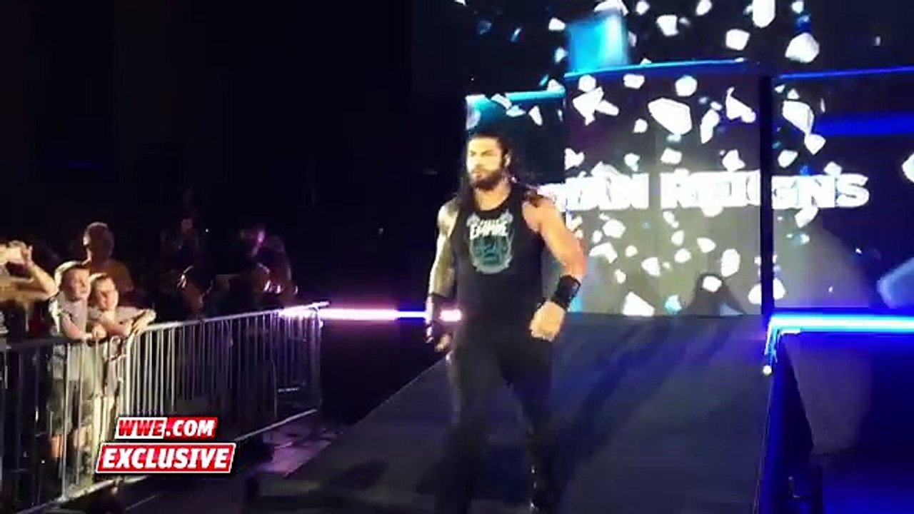 Roman Reigns makes a surprise return at a WWE Live Event_ July 22, 2016