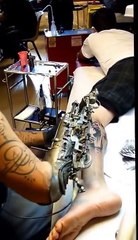 Protez kol dövme makinesi