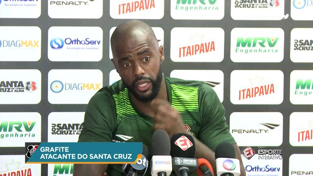 Grafite afirma: O objetivo do Santa cruz é permanecer na Série A