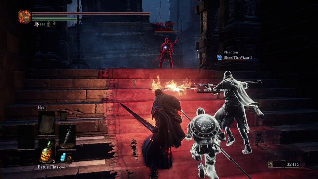 Horace and Anri Fight Invader