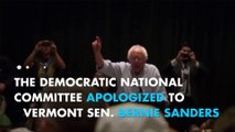 DNC apologizes to Sanders for 'disrespectful' remarks in email hack