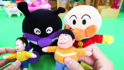 ドラえもん ひみつ道具 入れかえロープ アンパンマンとばいきんまんが入れ替わっちゃった！ のび太 Doraemon