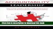 Read Book Accountability Leadership: How Great Leaders Build a High Performance Culture of