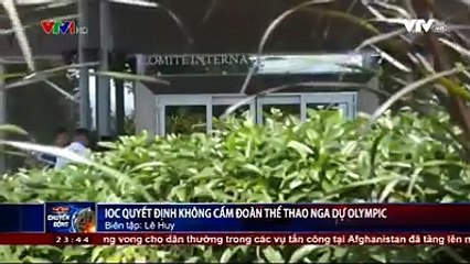 IOC quyết định không cấm đoàn thể thao nga thi đấu Olympic.