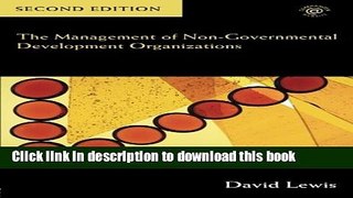 Download Books The Management of Non-Governmental Development Organizations ebook textbooks