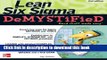 Read Lean Six Sigma Demystified, Second Edition E-Book Free