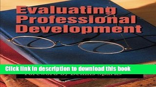 Download Book Evaluating Professional Development PDF Online