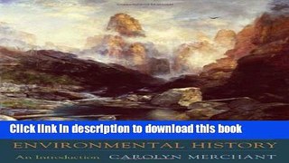 Read Books American Environmental History: An Introduction (Columbia Guides to American History