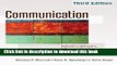 Download Communication: Motivation, Knowledge, Skills / 3rd Edition E-Book Free
