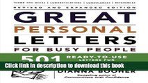Read Book Great Personal Letters for Busy People: 501 Ready-to-Use Letters for Every Occasion