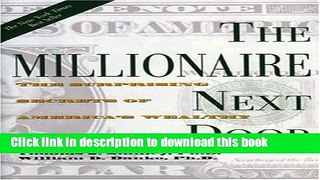 Download Book The Millionaire Next Door: The Surprising Secrets of America s Wealthy PDF Free