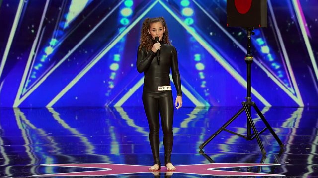 Sofie Dossi: Teen Balancer and Contortionist Shoots a Bow With Her Feet - America's Got Talent 2016