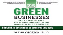 Download Books 75 Green Businesses You Can Start to Make Money and Make A Difference E-Book Download