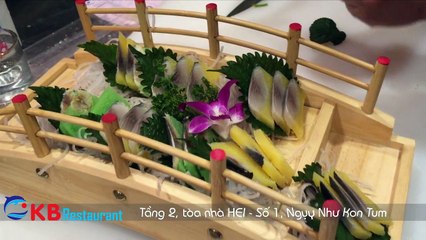 Sashimi cá chích - Món ăn đặc biệt chỉ có tại KB