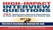 Read Book High-Impact Interview Questions: 701 Behavior-Based Questions to Find the Right Person