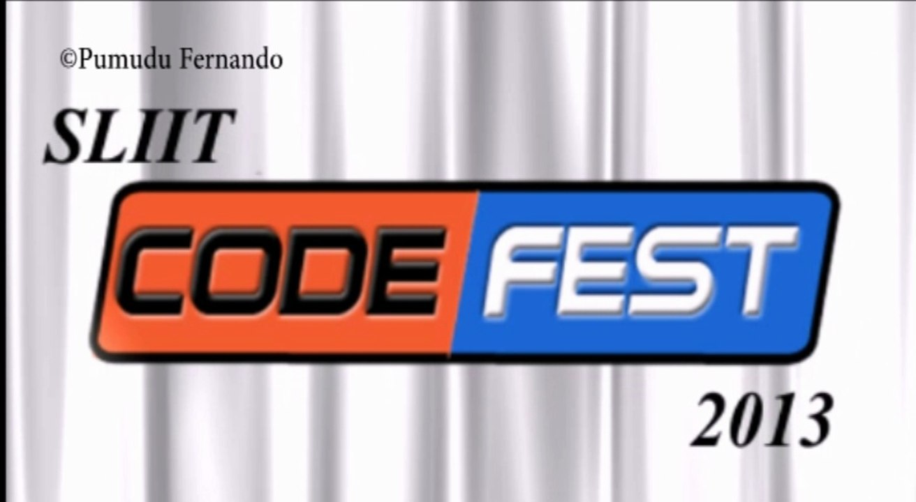 SLIIT Codefest 2013 TV Commercial